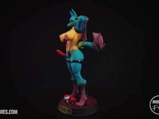 Pokemon Lucario Futa Resine Figura