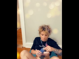 lesbian anal toys, exclusive, vertical video