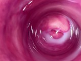 Camera deep inside Mia's tight vagina, the creamiest pussy ever