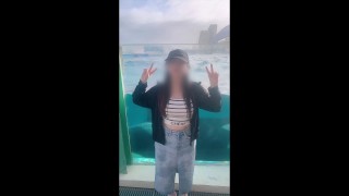 [POV]ホテルからお♡出かけの直前 本物の浮気素人の日常動画 勝浦旅行#2