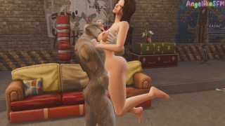 A DARING WEREWOLF WAS SEXUALLY PERVERTED STEPSISTERED FOR HARD ANAL SEX FURRY SIMS 4