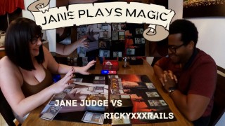Jane juega a la magia 3- ¡Pequeña magia! con Jane Judge y RickyxxxRails