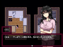 【#04 ヤミヤシキ～八月朔日邸の呪い～ ホラーエロゲ実況】爆乳ギャルJ〇カレンに生中出しセックスしてしまい、事態はさらにエロくヤバイ方向へ・・(ドットモーションアニメ) - Screenshot 15 of 16 - Horror Sex