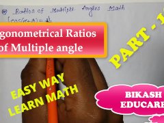 Find The value Ratios of multiple angles Math part 16