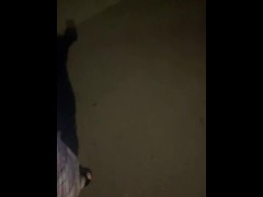 Sissy Stephanie walks into the gloryhole