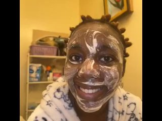 morning routines, ebony, washing my face, dirty face