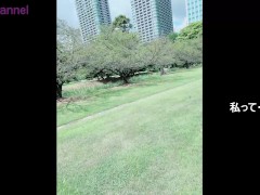 朝の公園で三回イク💛　ドキュメント汐留公園ロングバージョン💛　ドスケベ女装娘のんちゃん - Screenshot 16 of 16 - 素人