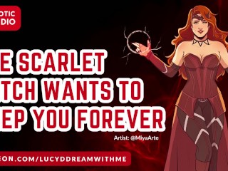 The Scarlet Witch makes you her Submissive Toy | Audio Roleplay for Men | Fdom | Bondage | Cum in me