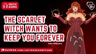This Audio Roleplay For Men's Fdom Bondage Cum Is Made By The Scarlet Witch To Make You Her Submissive Toy