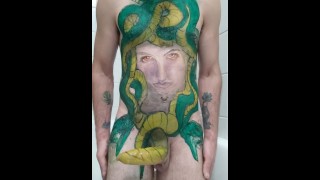 auto-BodyPainting il Serpente di Medusa 🐍