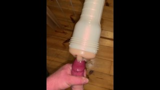 Virgin uses fleshlight and loses his mind