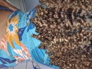 Preview 3 of Brazilian curly hair and big ass, real amateur sex