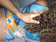 Preview 5 of Brazilian curly hair and big ass, real amateur sex