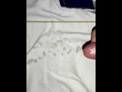 Pounding my fleshlight and watch how far I cum