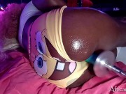 Preview 5 of I got Fucked wearing my Sponge-Bob Booty Shorts - Wet Cunt vs sex Machine