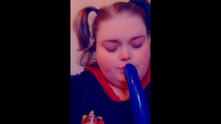 Hogwarts Student Caught Sucking Dildo in Pigtails