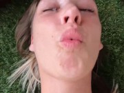 Preview 6 of How much cum can my face take? Cumshot Compilation