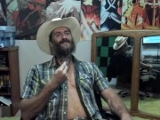 Preview 1 of Live streaming in my cowboy clothes (part 2)