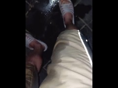 Wetting craftsmans pants