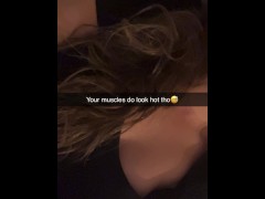 A bartender cheats with me after Club! Snapchat 6/16