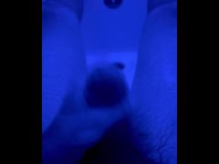 Shshower jerk with some soothing asmr going on with a lava like flow of cum to finish off.