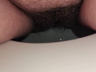 pissing, my friends hot mom, solo female, hairy