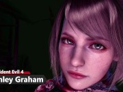 Preview 4 of Resident Evil 4 - Ashley Graham × Original Costume × Dairy Cow Costume - Lite Version