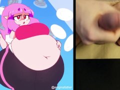 Hentai Belly Worship - Big Belly Expansion and Inflation Hentai Reactions