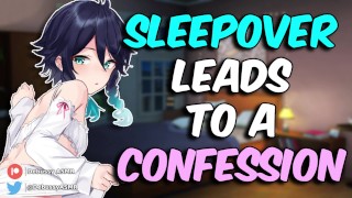 A Confession Marks The End Of A Sleepover With A Femboy Friend