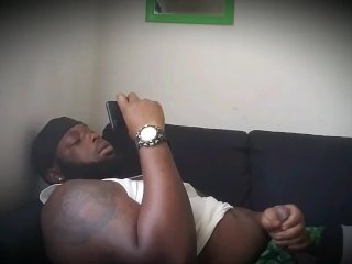 couch session, ebony, reality, solo male