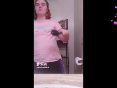 Femboy Brushing Her Hair | SFW?