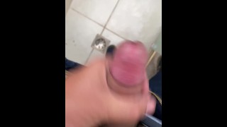 real estate agent enters the apartment and washes the cock in the bathroom sink