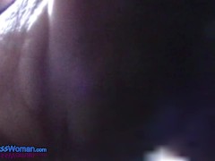 MILF Braless outdoors wearing a Sheer Blouse - Screenshot 3 of 16 - Braless