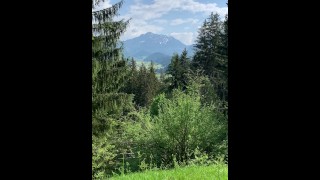 Nice neuken in de natuur van Oostenrijk