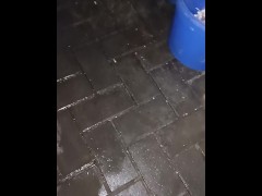 Desperate peeing on the floor