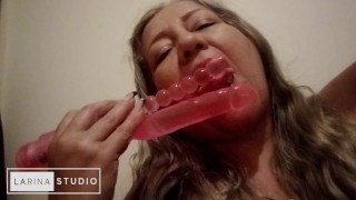 Bbw cums just for you/horny Bbw uses toy to cum