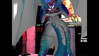 Sexy furry teasing sensual sexy dance (VR Vtuber)