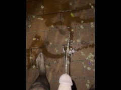 Walking piss all over my patio. Felt amazing and turned me on so much.