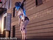 Preview 1 of Runa Overcharged (Giantess growth animation)