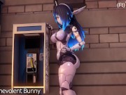 Preview 3 of Runa Overcharged (Giantess growth animation)