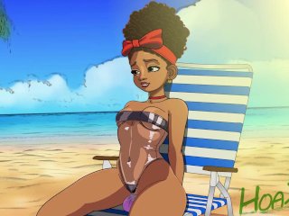 cartoon, encanto hentai, animation, beach