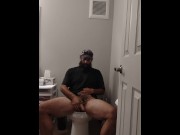 Preview 3 of Cum with me in the bathroom. Uncut Unedited Cumshot