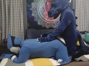 Preview 4 of Dragon Humps Blue Jay Doggy