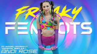 Freaky Fembots - Horny Stud trouve un meilleur moyen de se mettre en forme avec son nouvel entraîneur-robot (Andi Rose)