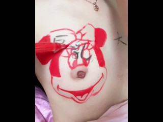 Body Paint on my Breast