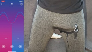 Massive Hands-Free Cumshot In Through The Pants