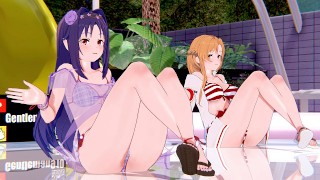 Creme De Chocolate KKS MMD Asuna Yuki Asuna Konno Mokinaki Yuuki SAO