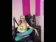 Preview 1 of Topless podcast-Bimbo gives sex tips and talks about sex industry