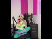 Preview 2 of Topless podcast-Bimbo gives sex tips and talks about sex industry