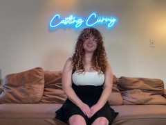 Casting Curvy: Busty Squirting Red Head 2/16